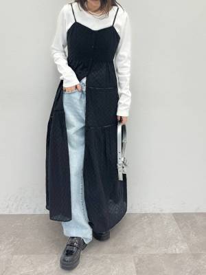 スタッフ「リアルに着たい」♡【FOREVER21】1枚でも重ね着でも可愛い♡「キャミワンピ」