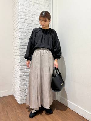 『愛用確定』かもーーーッ!!【グローバルワーク】1枚できれい見え♡「上品スカート」