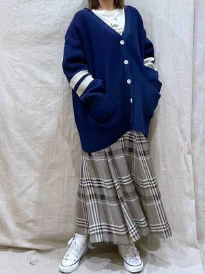 『愛用確定』かもーーーッ!!【グローバルワーク】1枚できれい見え♡「上品スカート」