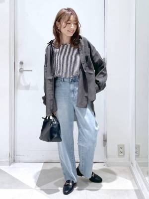 春のマストアイテム♡【グローバルワーク】着回し力抜群！「長袖シャツ」