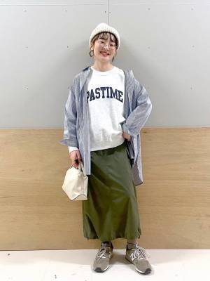 ヘビロテの予感ーーーッ!!【グローバルワーク】トレンドが詰まってる♡「カーゴスカート」