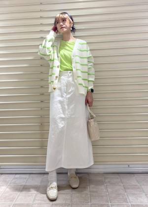 春のお出かけにぴったり♡【ロペピクニック】毎日でも着たい！「ボーダーカーデ」