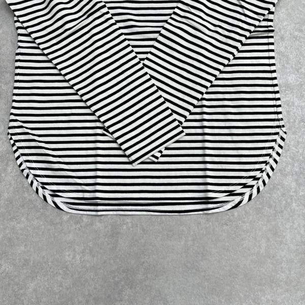 着回し抜群！【UNIQLO】の「ソフトコットンボーダーラウンドヘムT」のコーデ紹介