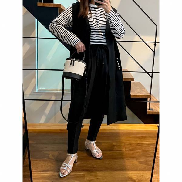 高見えでかわいい…【GU】の「ナローストラップヒールサンダル」のコーデ特集