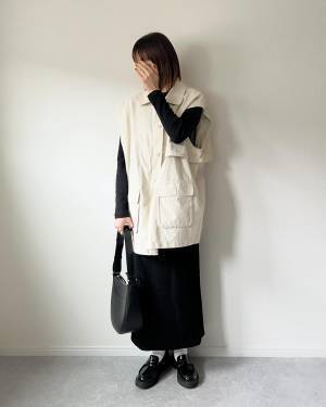 「隠れた名品」って噂♡【GU】シンプルで使い勝手抜群♡「ロングスカート」