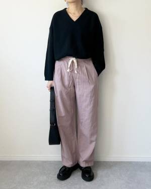 買って「既にお気に入り」って♡【ユニクロ】春にぴったり！「Vネックニット」