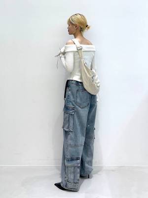 脱・定番ならコレ！！【ALAND】個性派デザインに惚れ惚れ♡「カーゴデニム」