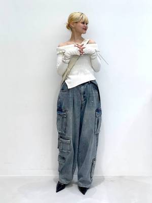 脱・定番ならコレ！！【ALAND】個性派デザインに惚れ惚れ♡「カーゴデニム」