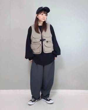 「メンズアイテム」だけど「女子にも」おすすめ♡【GU】のめちゃ可愛い”ベスト”見つけた！！