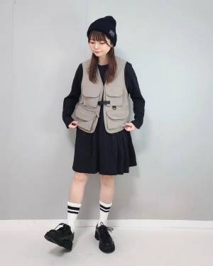 「メンズアイテム」だけど「女子にも」おすすめ♡【GU】のめちゃ可愛い”ベスト”見つけた！！