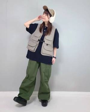 「メンズアイテム」だけど「女子にも」おすすめ♡【GU】のめちゃ可愛い”ベスト”見つけた！！