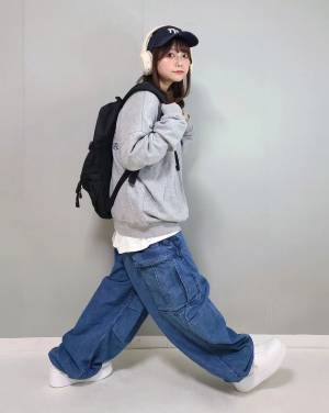 「これ1本あれば」困らない！？【GU】の”デニムスーパーワイドカーゴパンツ”が大活躍間違いなし！