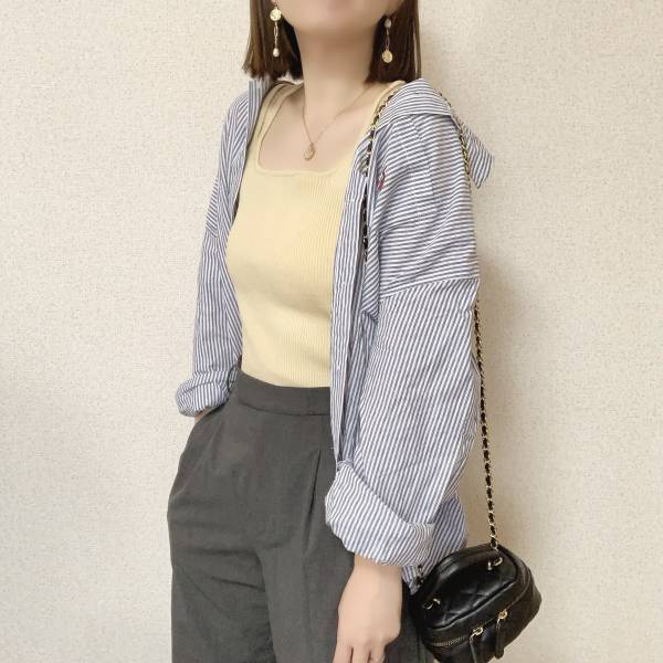 春にぴったり！！【GU】”2ピースクロップドカーディガン”が「着まわし力抜群」