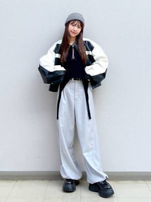 春アウター決めた？ コーデがカッコよく決まる【レザージャケット】