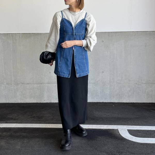 トレンドコーデの必須アイテム！ 【ビスチェ】をプラスして華やかに♡