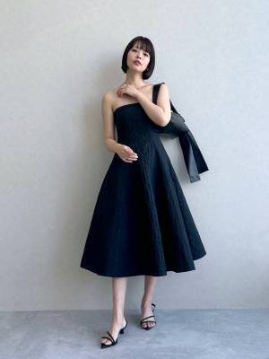 ＜大人に似合う♡＞ 【お呼ばれ服】きれい見えが叶う「ブラックワンピ」