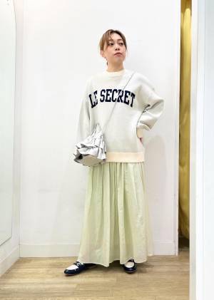 『ミントカラー』にきゅんっ♡【ロペピクニック】爽やかで春っぽ♡「ボリュームスカート」