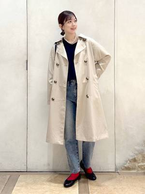 買う以外ないって、、、！！【グローバルワーク】嬉しい機能も充実♡「トレンチコート」