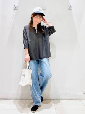 『シワになりにくい』って最高!!【グローバルワーク】デザインも機能も◎「優秀ブラウス」