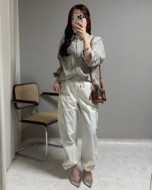 やっぱ『白』に頼りたい！！【GU】パッとコーデが明るくなる♡「ホワイトパンツ」