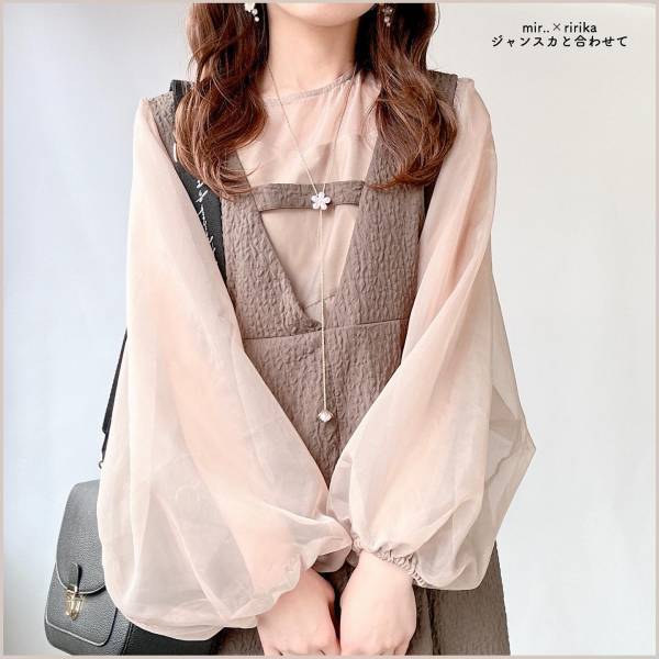 「即カゴイン」した可愛さ！！【しまむら】の”シアーブラウス”が最高♡