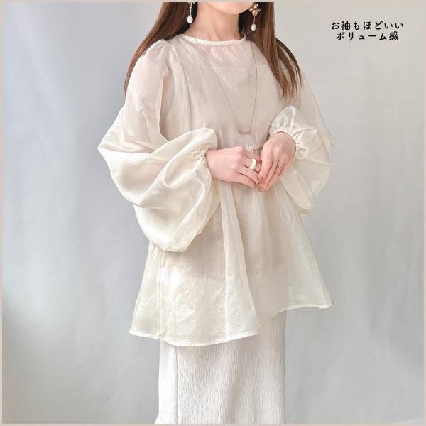 「即カゴイン」した可愛さ！！【しまむら】の”シアーブラウス”が最高♡