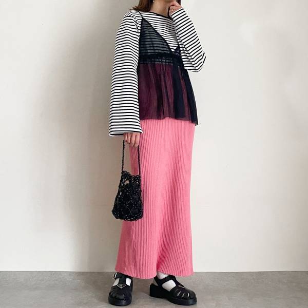 《春の1軍アイテム決定》【しまむら】×「makiさんコラボ」の”ボーダーT”着回し3選♡