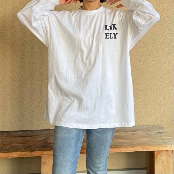 大人のロゴT見つけた♡【reca】のちょい可愛い”ロンT”がちょうどいい！