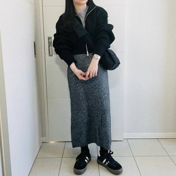 “春コーデ”の救世主！  楽チンなのにオシャレで万能♡ 【ニットブルゾン】