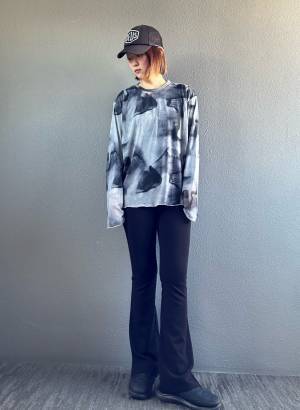 実はどんなコーデにも合わせやすい♡【SHEIN】”タイダイ柄トップス”着回しコーデ