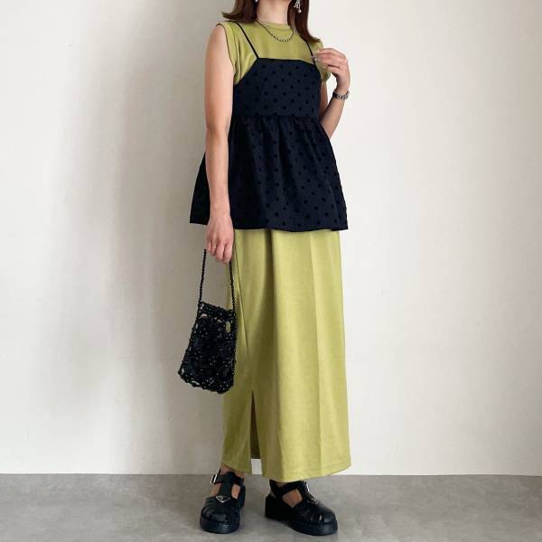 《春ビスチェが映えるっ！》【しまむら】の”ビスチェ”はこう合わせたい♡着回し3選