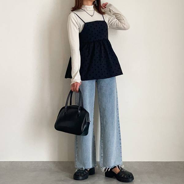 《春ビスチェが映えるっ！》【しまむら】の”ビスチェ”はこう合わせたい♡着回し3選