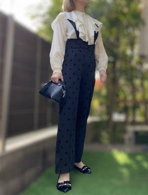 オケージョンにも◎【lieulien】の「フリルブラウス」で着回しコーデ3選