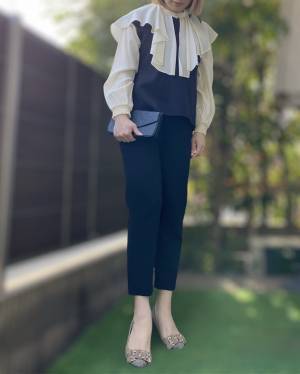 オケージョンにも◎【lieulien】の「フリルブラウス」で着回しコーデ3選