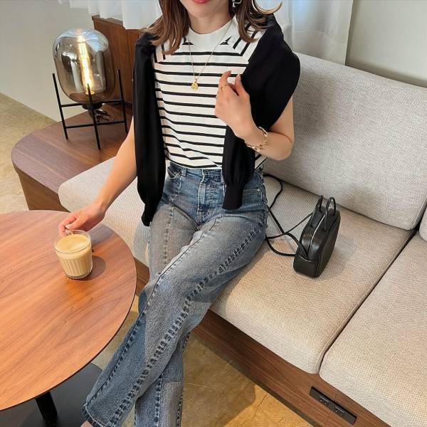 春に着たいっ！【クラシカルエルフ】ボーダー”モックネックTシャツ”が可愛すぎる♡