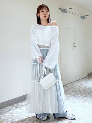 万能ワンピの代名詞！ 【チュールワンピ】でつくる「最旬コーデ」♡