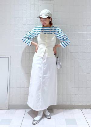 これは即真似したい♡【ロペピクニック】スタッフから学ぶ！「ボーダートップス」コーデ術