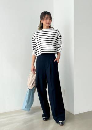 これは即真似したい♡【ロペピクニック】スタッフから学ぶ！「ボーダートップス」コーデ術