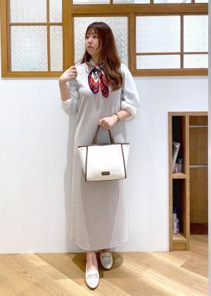 1枚でコーデが完成！？【ロペピクニック】ロングシーズン使えて嬉しい♡「ドッキングワンピ」