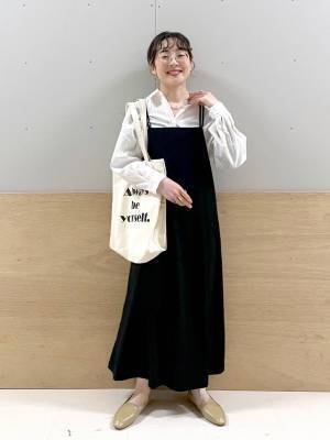 可愛さに、一目惚れ♡【グローバルワーク】春コーデにぴったり！「優秀キャミワンピ」