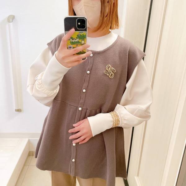 オシャレ偏差値、上がりまくり！【しまむら】大人可愛い♡「淡色ベスト」