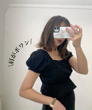 甘めなデザインが好きな人必見！！【ユニクロ】の”ブラウス”が「可愛い」すぎる♡