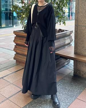 即オシャ見え！【レイヤードコーデ】には「シアートップス」を♡