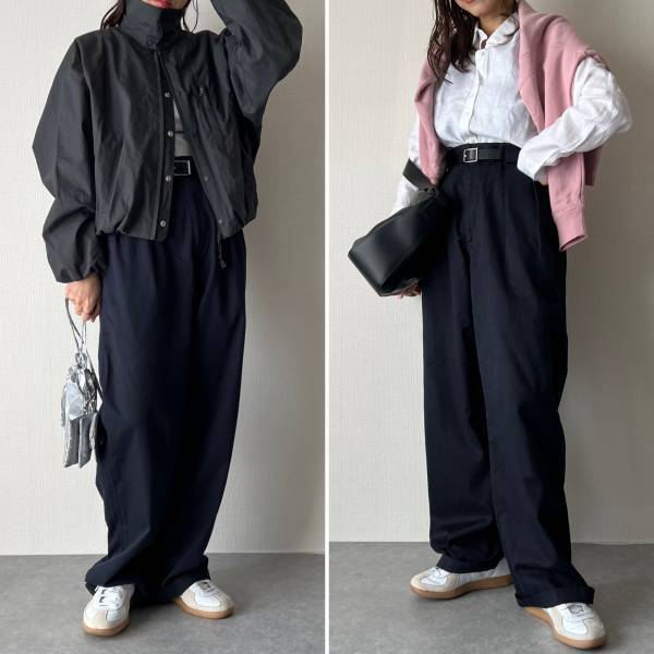 【UNIQLO U】のメンズのアイテム“タックワイドパンツ”でゆったりこなれ感アップ！