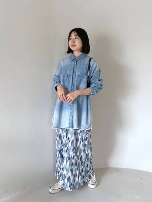 春コーデの主役に♡ レトロっぽさが可愛い！【プリーツスカート】