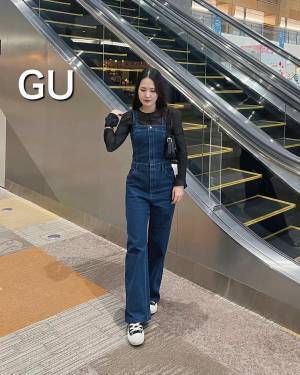 トレンドど真ん中♡ 【GU】今から夏まで着回せるって最高！「ベアトップサロペ」