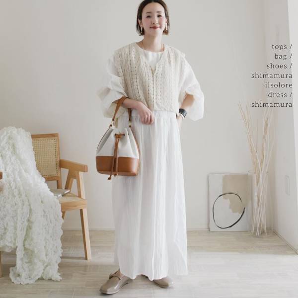 オシャレ偏差値上がりそう♡ 【しまむら】ふんわり可愛い♡「淡色ベスト」