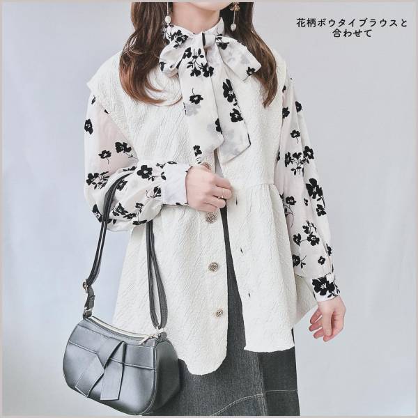 オシャレ偏差値上がりそう♡ 【しまむら】ふんわり可愛い♡「淡色ベスト」