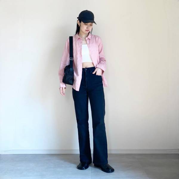 シンプルなのにおしゃれ！【ユニクロ】何枚でも欲しくなる♡「おしゃ見えシャツ」