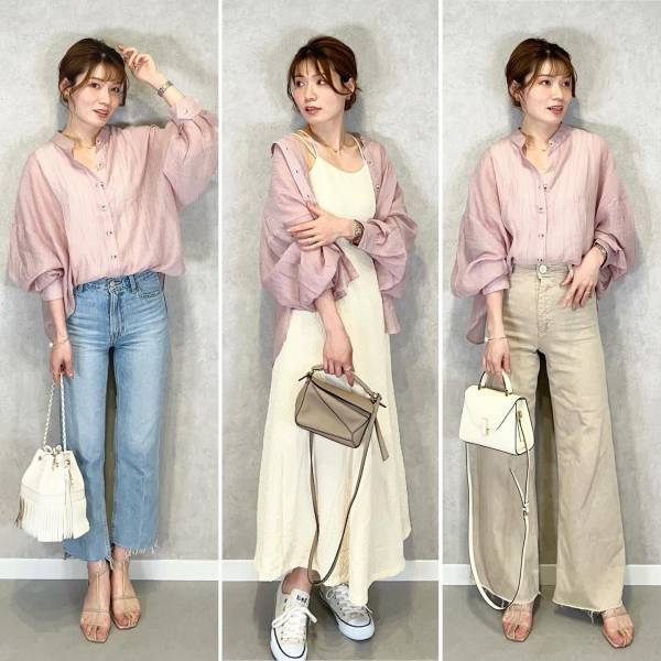 「大人も着やすいピンク」！！【NOAHL】の”シアーシャツ”が大優勝♡